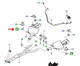 Genuine Jaguar F-Type (5.0L Supercharged SVR) Front Exhaust Mounts x2 - T2R21928