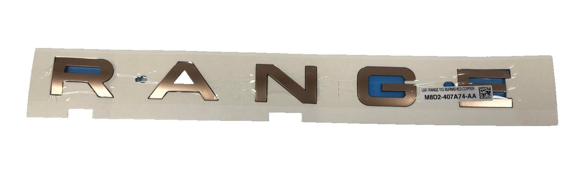 Genuine Land Rover Range Rover Evoque 2019+ Rear "RANGE" Name Plate - LR145266
