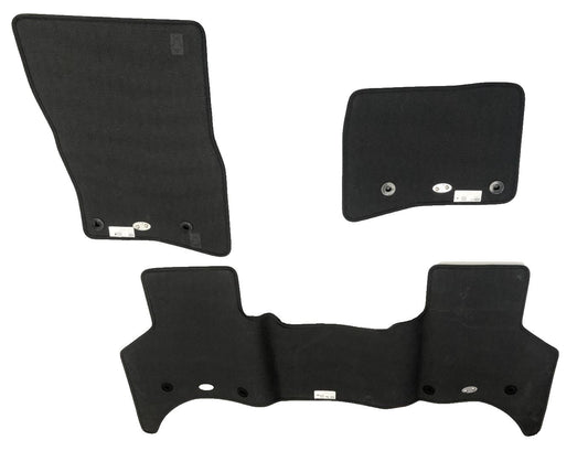 Genuine Land Rover Defender 20+ RHD SWB Ebony Black Luxury Carpet Mats VPLES0557