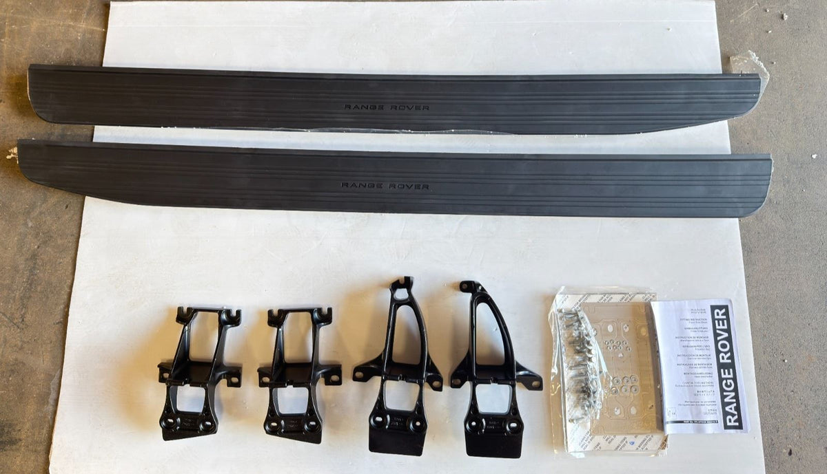 Genuine Range Rover L405 2013-2022 SWB Black Side Steps - VPLGP0226