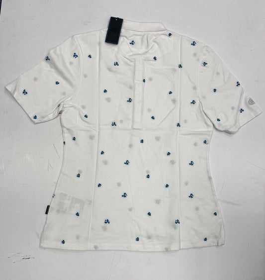 Genuine Land Rover Women's White Embroidered Polo Shirt Size 16 51LAPL009WTM