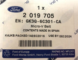 Genuine Ford Transit TTG 2016+ / TTS 2019+ V-Belt 2019705