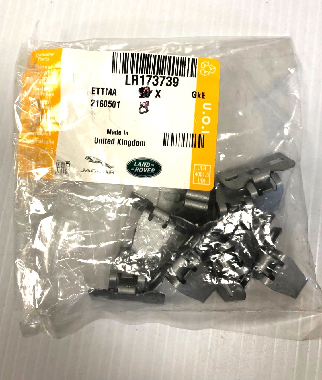 Genuine Land Rover Range Rover/Sport Clip Roof Spacer Clip Pack Of 8 - LR173739