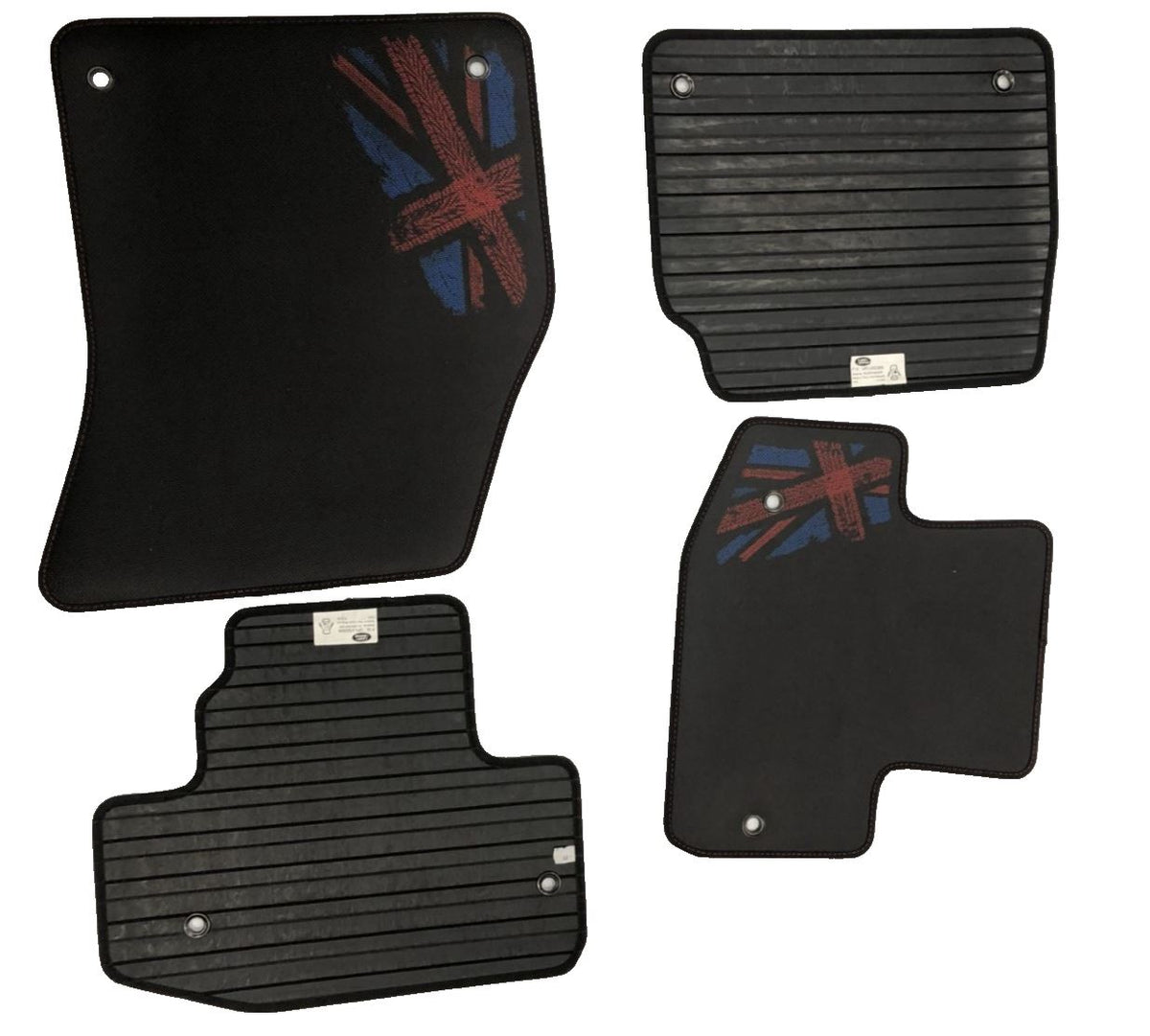 Genuine Range Rover Evoque 12-18 2 Door RHD Rubber Union Jack Mats - VPLVS0309