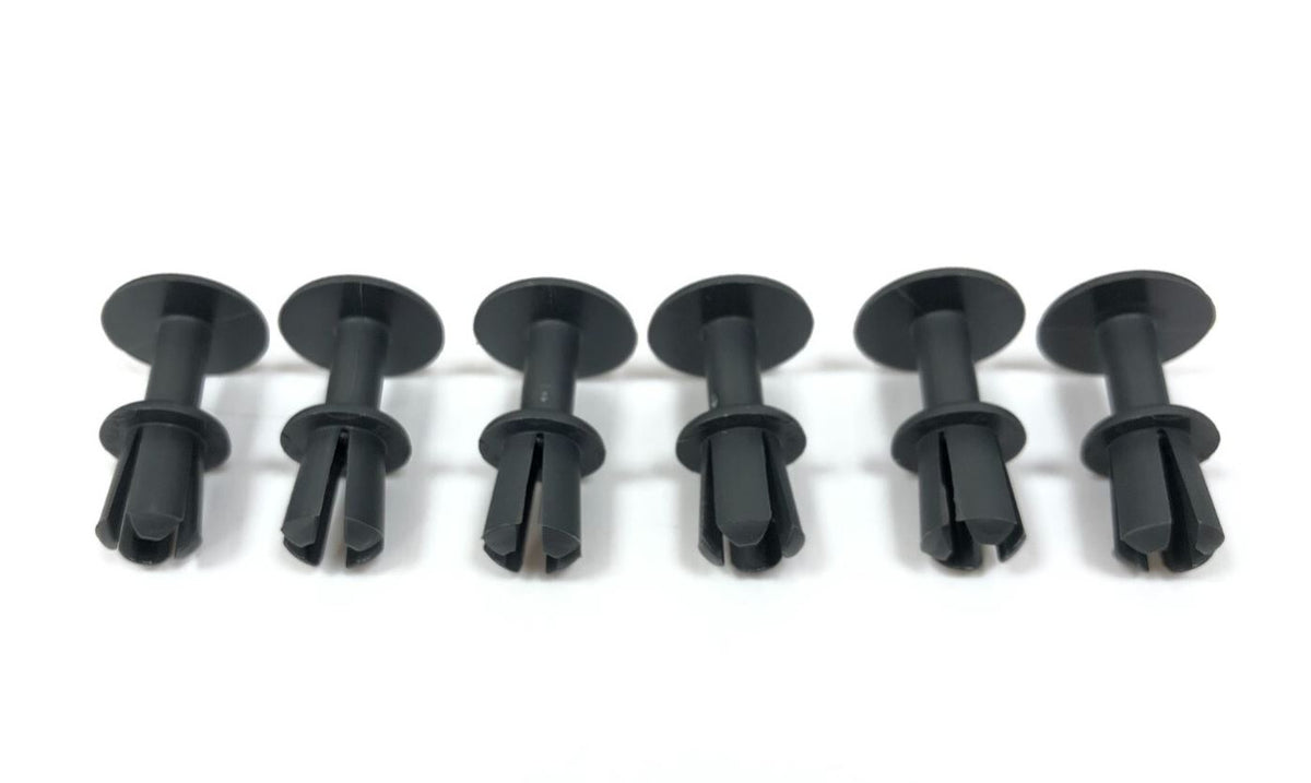 Genuine BMW E46 E90 Boot Loading Sill Trim Rivet Clip Clamps 6PCS - 51478184135