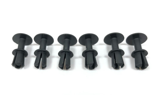 Genuine BMW E46 E90 Boot Loading Sill Trim Rivet Clip Clamps 6PCS - 51478184135