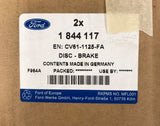 Genuine Ford Transit/Tourneo Connect CHC 13-18 Pair of Front Brake Discs 1844117