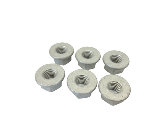 Genuine Range Rover 2002 - 2009/2010-2012 Front/Rear M10 Hex. Nut (x6) RYH000021