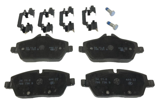 Genuine BMW 1 Series E81 E82 E87 E88 Front Brake Pad Kit - 34116774050