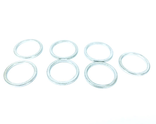 Genuine BMW Crush Washer Gasket Seal Rings 16mm x 20mm 7PCS - 07119906463