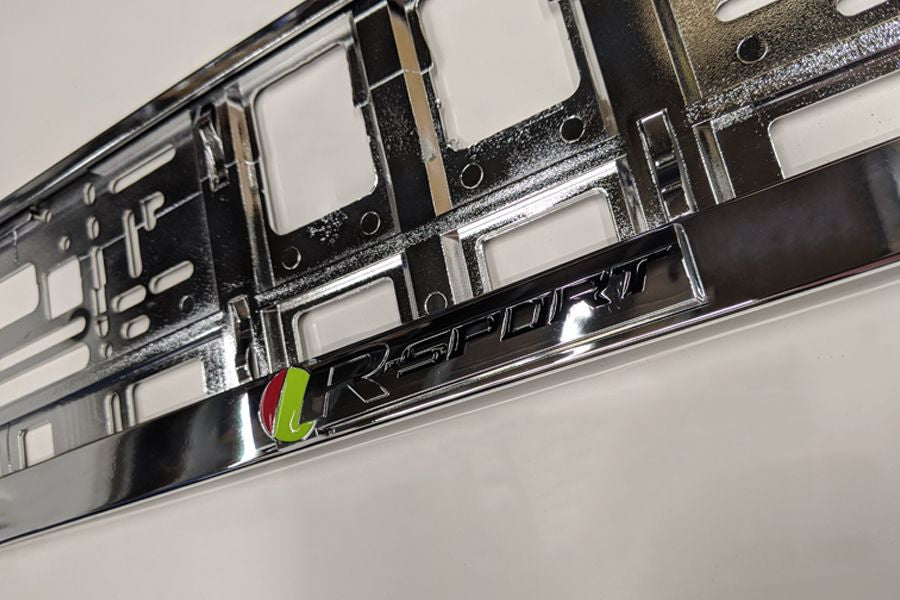 Chrome Number Plate Surround - R Sport