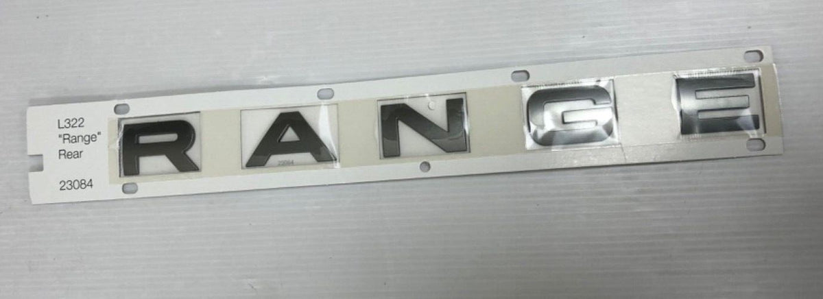 Genuine Range Rover 02-09 Rear Name Plate ‘Range’ DAB000081