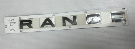 Genuine Range Rover 02-09 Rear Name Plate ‘Range’ DAB000081