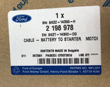 Genuine Ford Transit/Tourneo RHD 850mm Positive Battery To Starter Motor 2198978