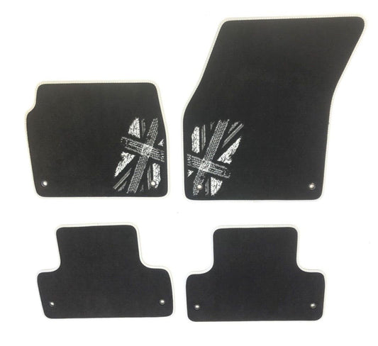 Genuine Range Rover Evoque 2012 - 2018 RHD Carpet Mats (Union Jack) LR068393