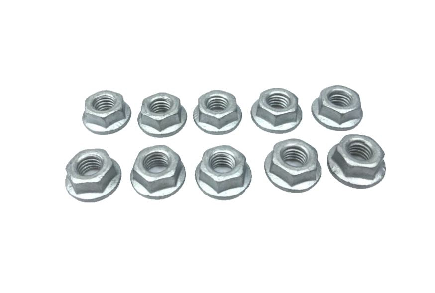 Genuine Land Rover Defender 1987-2016 M6 Flange Nut (Pack Of 10)-FN106047L