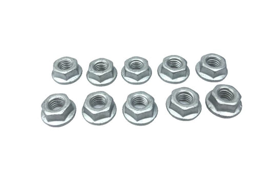 Genuine Land Rover Defender 1987-2016 M6 Flange Nut (Pack Of 10)-FN106047L