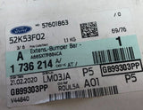 Genuine Ford Transit Connect 2009+ Rear Bumper Bar Moudling 1736214