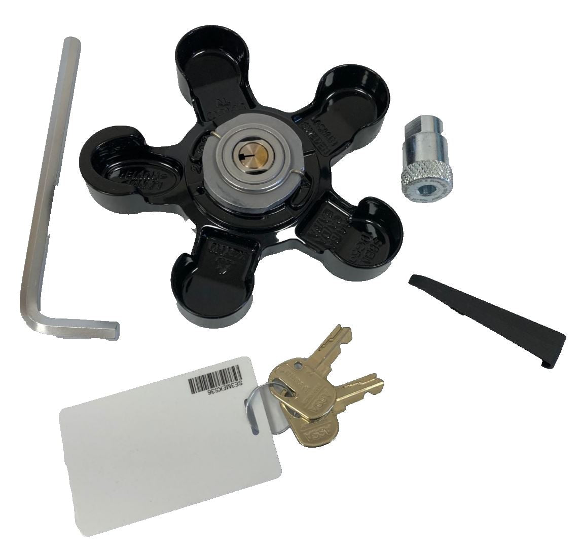 Genuine Land Rover Defender 2020+ Spare Wheel Lock Kit - VPLEW0164