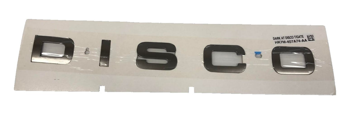 Genuine Land Rover Discovery Sport 2015+ Rear "DISCO" Black Name Plate-LR086210