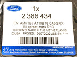 Genuine Ford RHD Fiesta/Puma Front Floor Mats - 2386434
