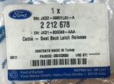 Genuine Ford Transit/Tourneo Custom Seat Back Latch Release Cable Assy - 2212678