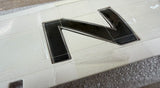 Genuine Range Rover 2022+ Bonnet "RANGE" Badge - Atlas/Bright Chrome - LR172179