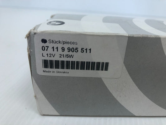 Genuine BMW E30 E36 E46 E28 E34 E39 E32 E38 E31 Longlife Bulb - 07119905511