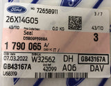 Genuine Ford Ecosport/Fiesta/Focus/Kuga/Puma Ø7.6mm Seal O-Ring (x3) 1790065