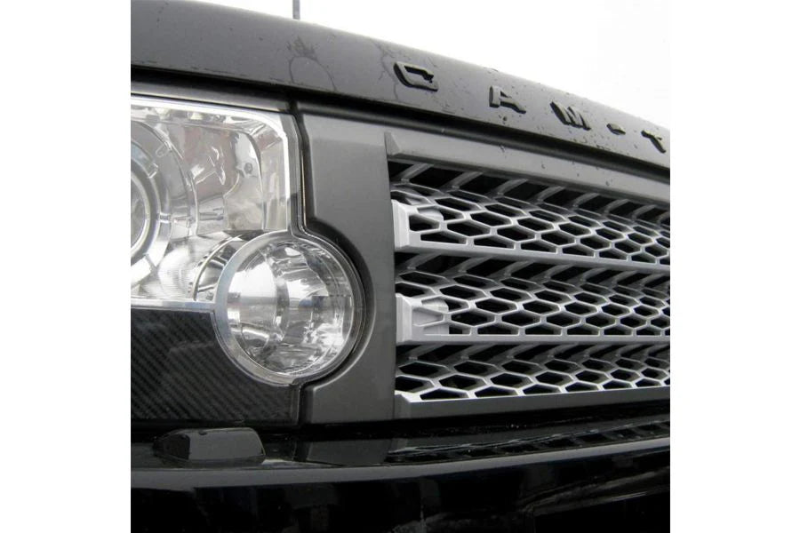 Discovery 3 Supercharged Style Grille - Silver & Grey