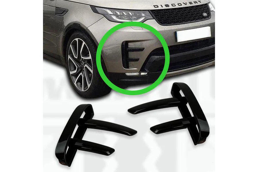 Discovery Dynamic Front Bumper Vent Trims - Gloss Black