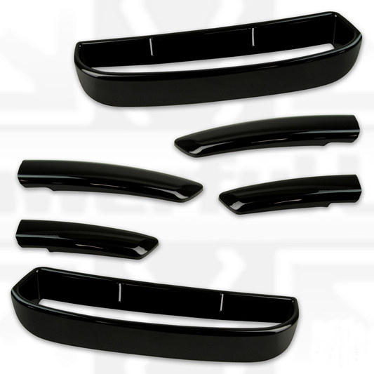 Discovery Dynamic Front Bumper Vent Trims - Gloss Black