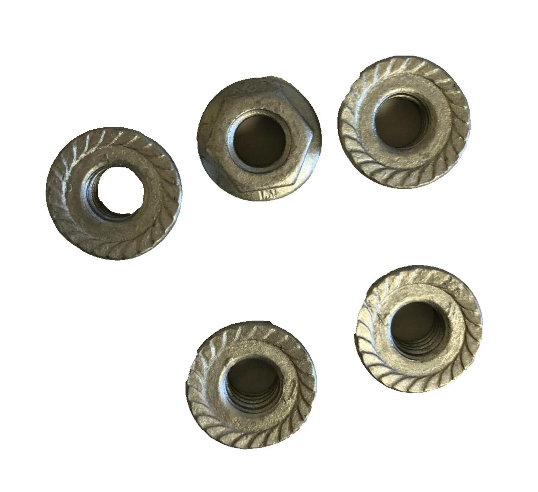 Genuine Ford B-Max/EcoSport/Fiesta/Focus/Ka Clutch M8 Hex Nut Pack Of 5-4611578