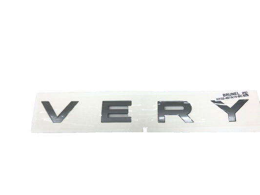 Genuine Land Rover Discovery 5 2017+ "Very" Front Name Plate LR083091