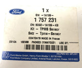 Genuine Ford Mondeo/S-Max Galaxy TPMS Tyre Pressure Monitor Sensor - 1757231