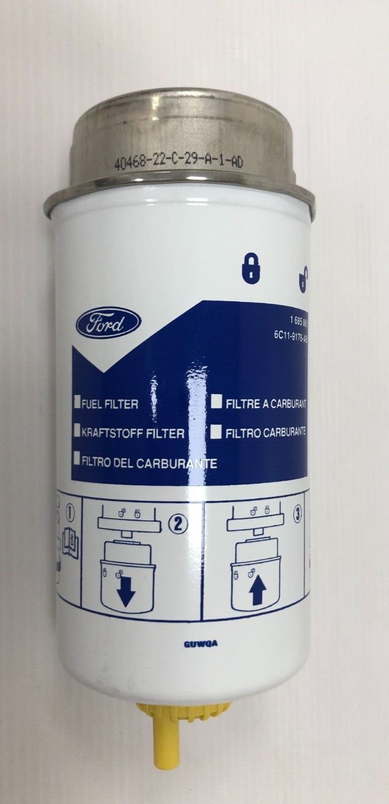 Genuine Ford Transit TT9 2006-2014 Diesel Fuel Filter 1685861