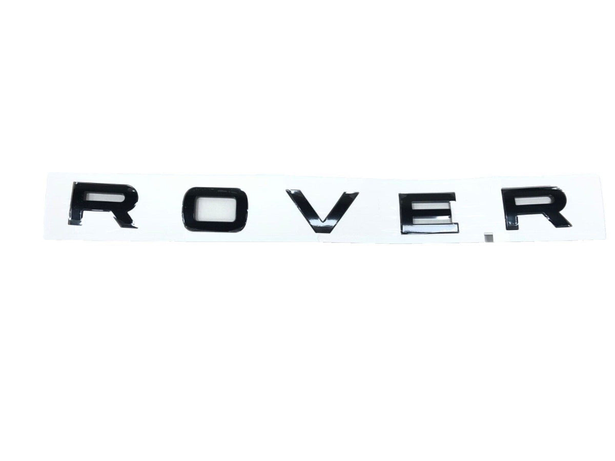 Genuine Range Rover Evoque 2012 - 2018 Rear "Rover" Black Name Plate - LR094562