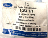 Genuine Ford Screw M8 x 25MM Pack Of 2 - 1364177