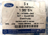 Genuine Ford Focus/Mondeo/S-Max/Galaxy/Scorpio M10 X 1.5 Nut Pack Of 5 - 1382574