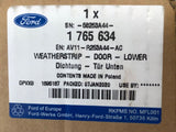 Genuine Ford B-Max CB2 2012+ RH Front Lower Door Weatherstrip 1765634