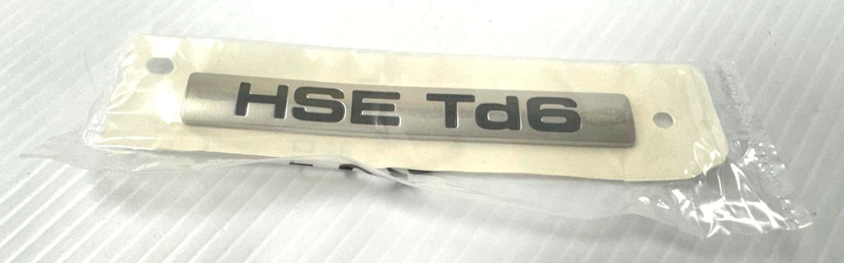 Genuine Land Rover Discovery 5 2017+ "HSE Td6" Rear Boot Name Plate - LR083084