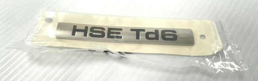 Genuine Land Rover Discovery 5 2017+ "HSE Td6" Rear Boot Name Plate - LR083084