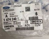 Genuine Ford Escort/Fiesta/Focus/KA/Puma/Transit  m6x26mm Bolts x4 1474240