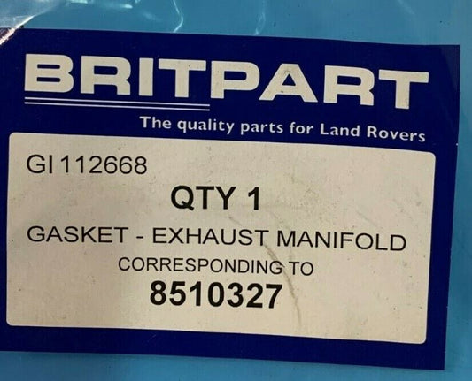 Genuine Britpart Exhaust Manifold Gasket Turbocharger Diesel Freelander 8510327