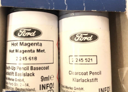Genuine Ford Fiesta CB1/Fiesta CCN Hot Magenta 9ml Touch Up Paint Stick 2245618