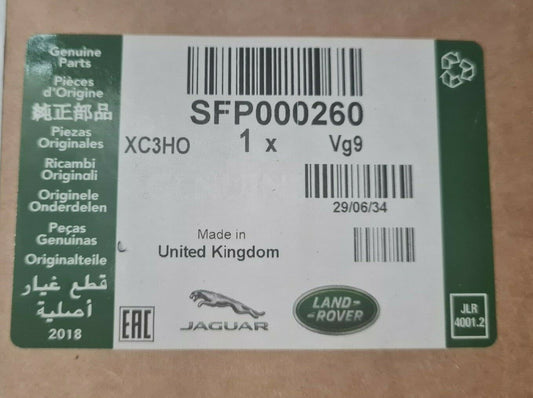 Genuine Land Rover Defender 2001-2016 Front Brake Pad Set SFP000260