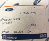 Genuine Ford Fiesta CCN/Focus C-Max/Kuga/Transit/Tourneo Drive V Belt 1760373
