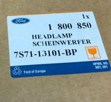 Genuine Ford Mondeo 07-14 Passenger Headlamp With Bulb Shield 1800850