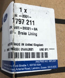 Genuine Ford Kuga/Transit/Tourneo Front Brake Pad Set 1797211