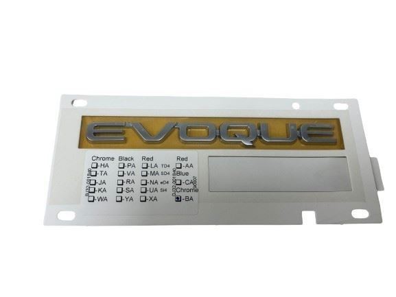 Genuine Range Rover Evoque 12-18 Silver Rear "Evoque" Badge - LR078573